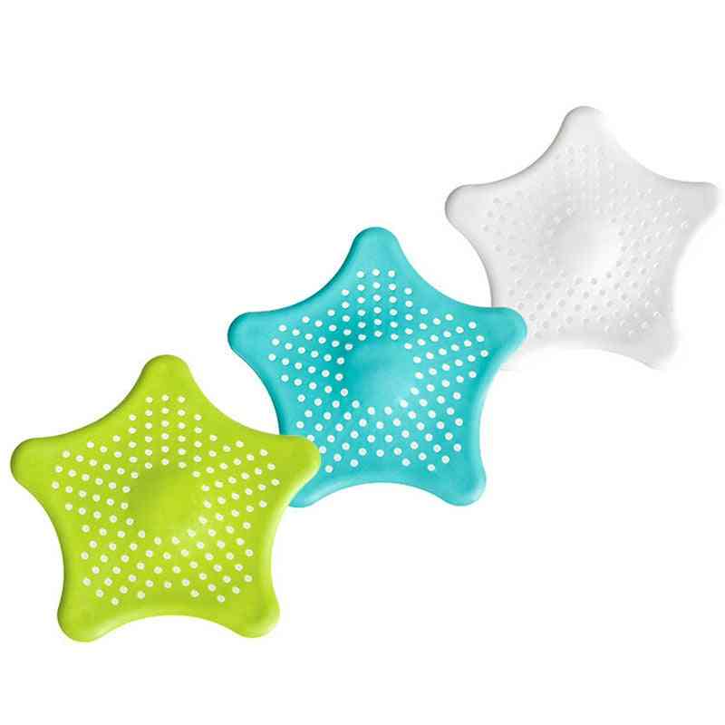 Filtri in silicone a forma di stella / filtri di scarico per cucina, wc, lavello, bagni - 01/15 cm
