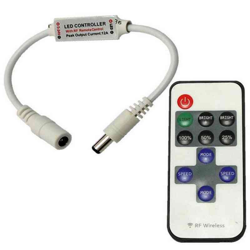 Led Dimmer Dc5-24v 12a Mini Wireless Rf Controller With  11keys