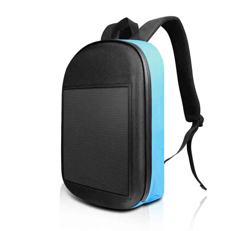 Wifi Smart Led Screen Backpack For Walking Outdoor Advertising