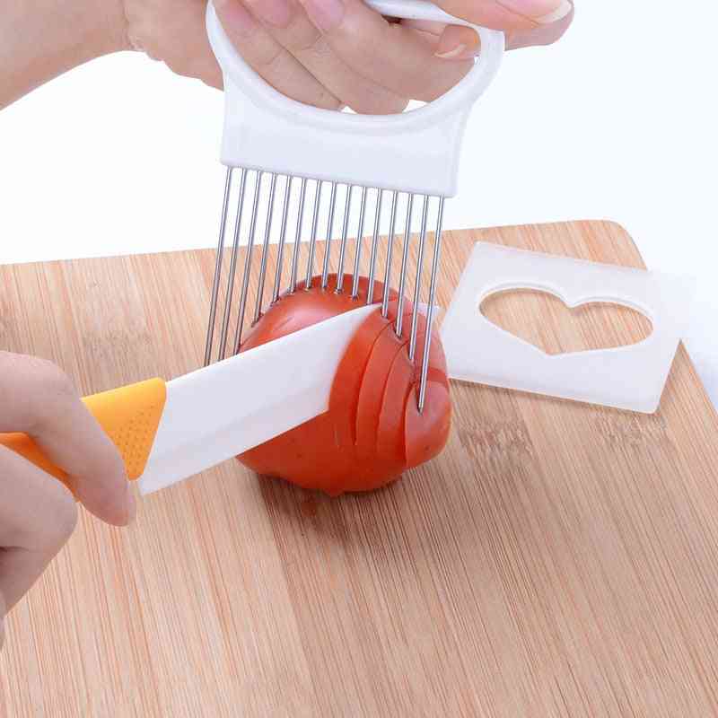 Tomato Onion Vegetables  Slicer Cutting Tool/holder
