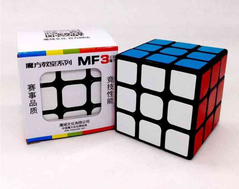 3x3x3 magisk kub professionellt pusselspel, mjuka roterande leksaker för barn