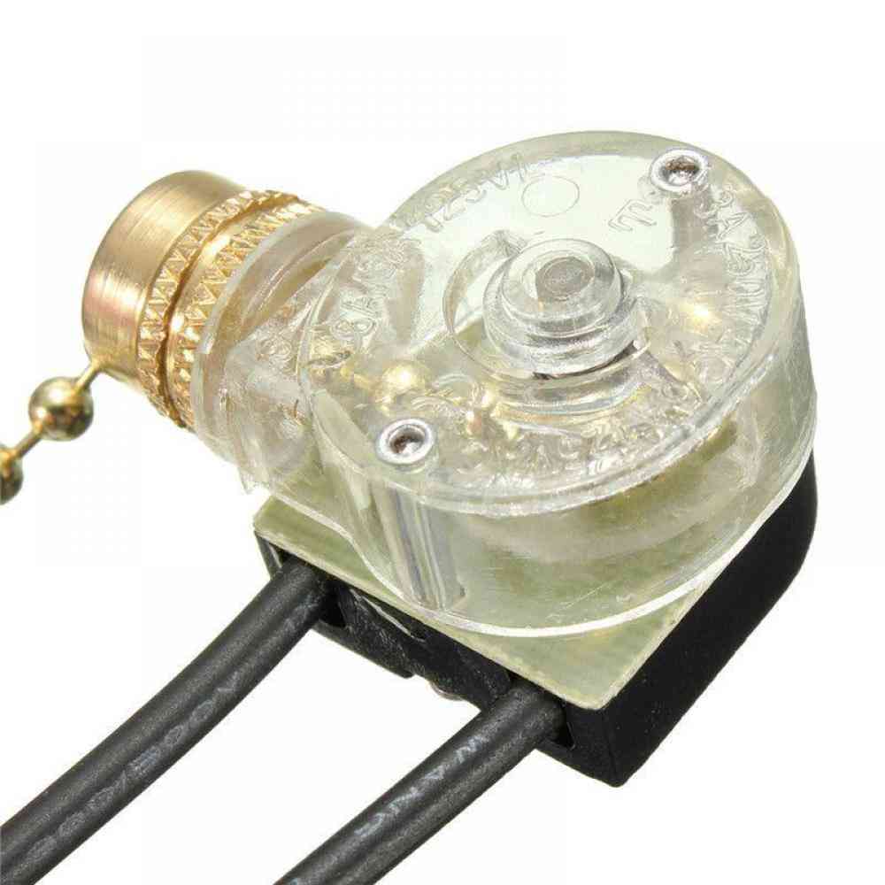 Visszahúzható vezetékkapcsoló a mennyezeti ventilátorhoz / lámpához