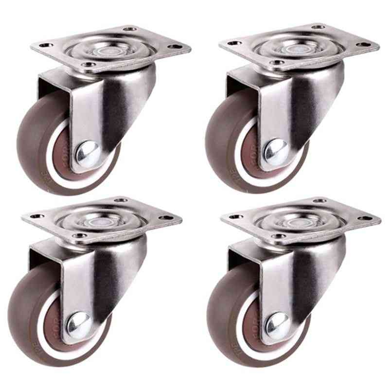 Mini Ultra Quiet Furniture Casters For Bookcase Drawers
