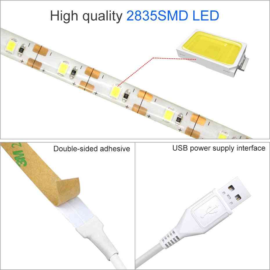Usb 5v Waterproof Mirror Light -led Strip Makeup With Touch