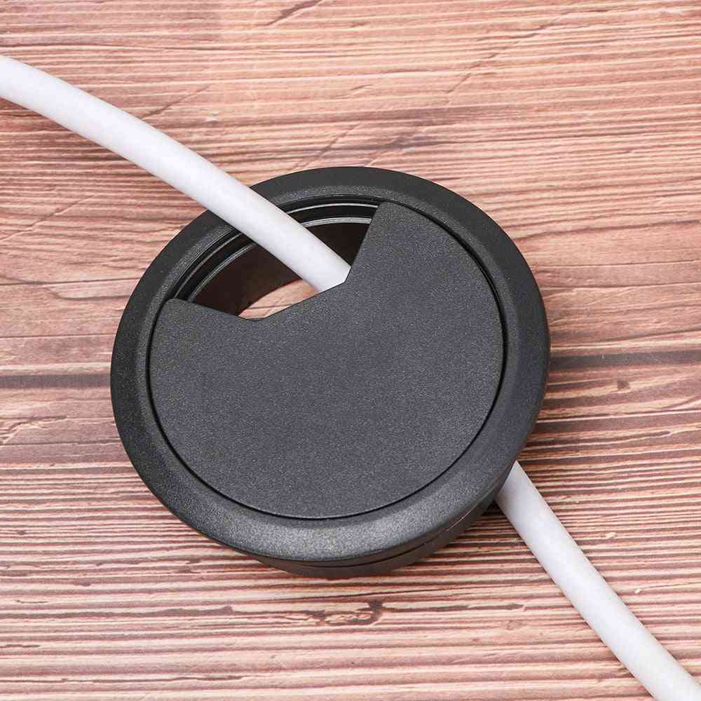 Desk Wire Hole Cover- Base Office Grommet And Table Cable Outlet Port
