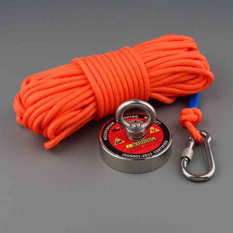 220kg Strong Fishing Salvage Magnet And Rope