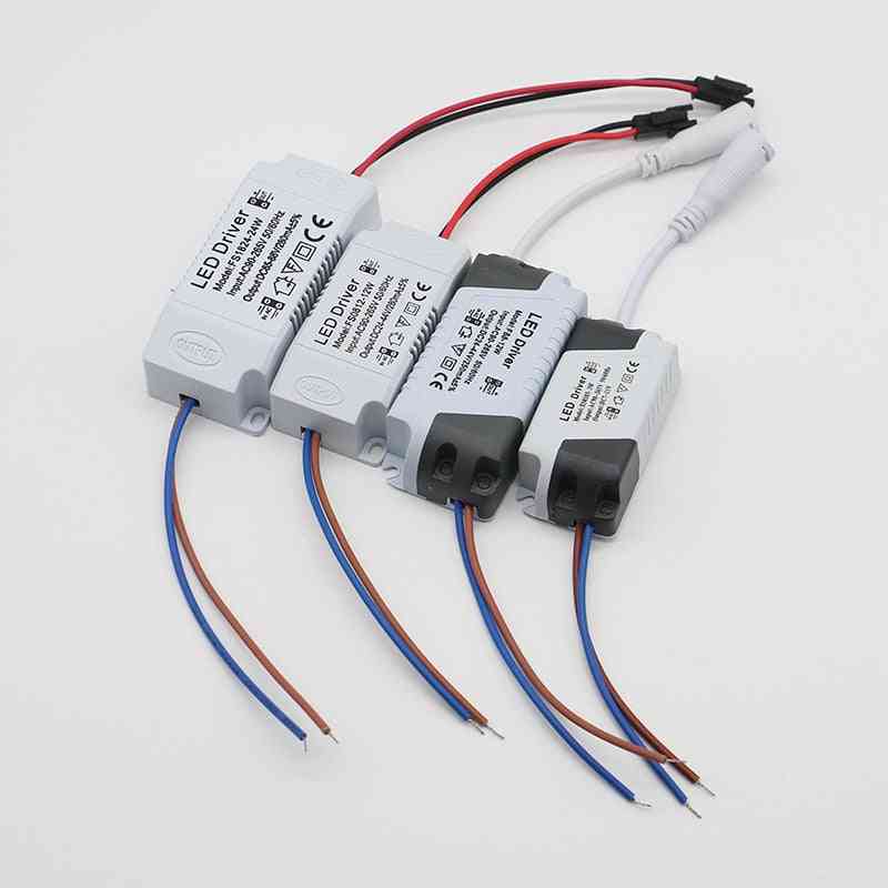 Led Power Supply Driver Adapter With Sm / Dc Plug Lighting Transformer