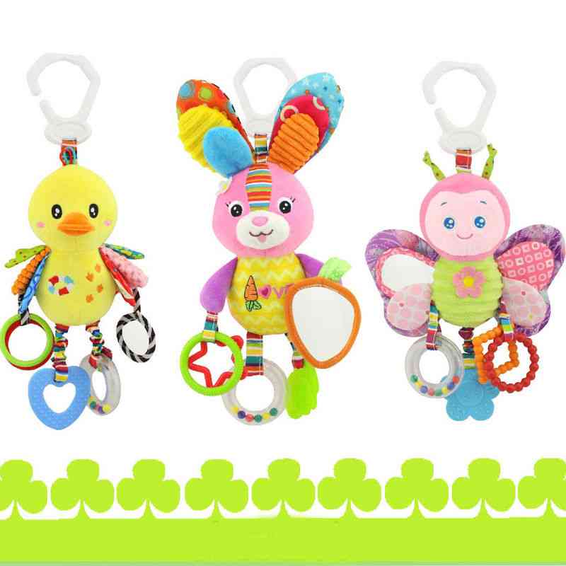 Baby Crib Cot Pram Hanging Rattles Stroller & Car Seat Toy