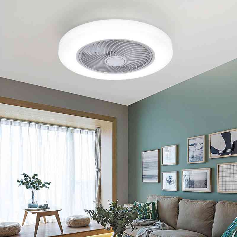 52cm Smart Ceiling Fans With Lights,  Remote Control For Bedroom Decor