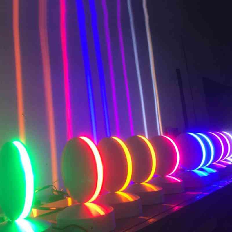 10w Waterproof Window Sill Lamp, 360°  Ktv Bar Line Ray Light Spot Light, With 7 Color