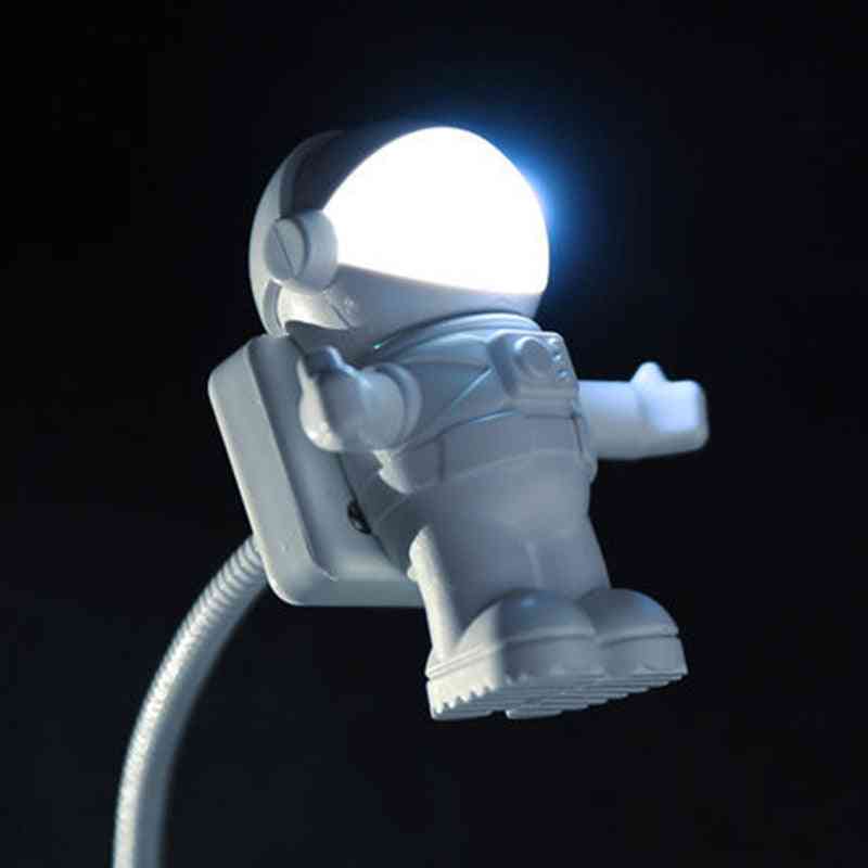 Lâmpadas de mesa acendem litwod, nova moda, novidade romântica, lâmpadas led usb porta dc -astronautas