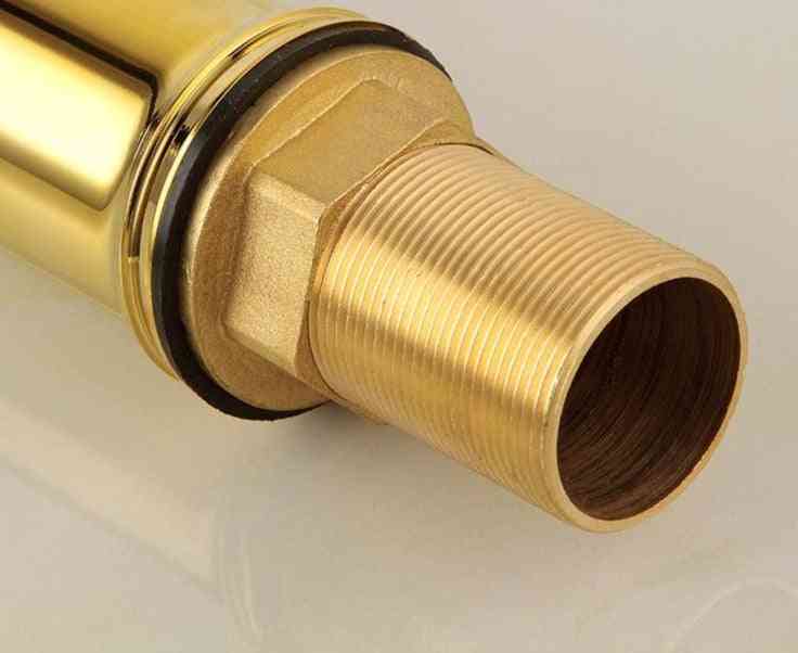 Antique Bamboo Gold-plated Faucet -hot And Cold Taps