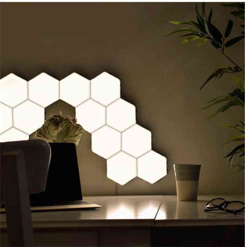 Quantum Led Hexagon Modular Captivative Touch - Magnetic Wall Lamp