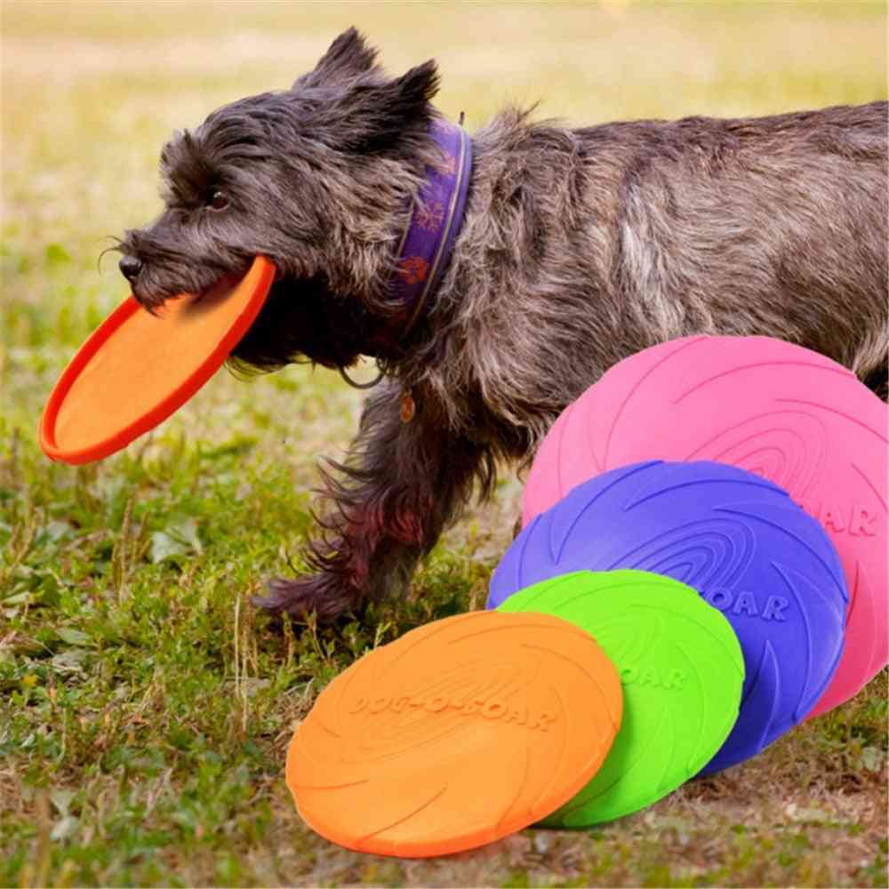 Silicone Flying Saucer, Chew Resistant Disc For Pets