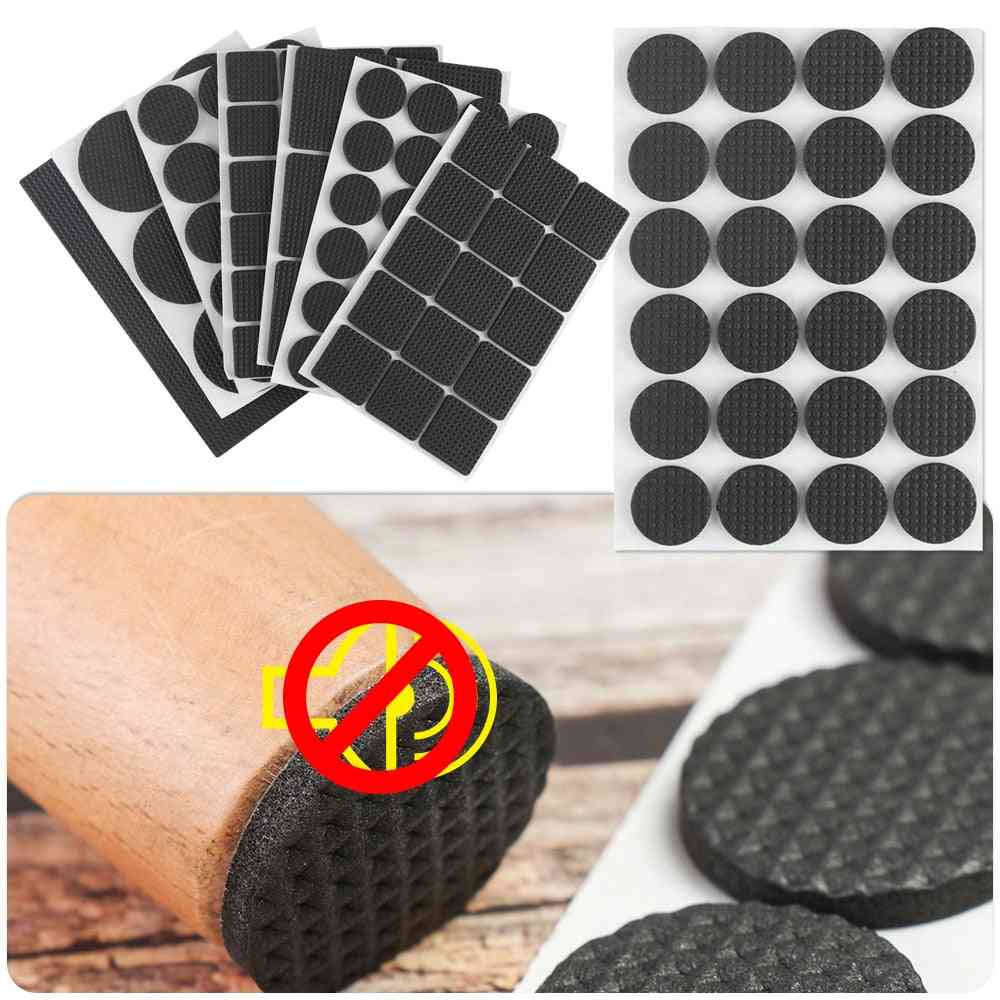 Tapete autoadesivo para pernas de móveis almofadas de feltro almofada anti-derrapante para almofadas protetoras de mesa - 9-4pcs