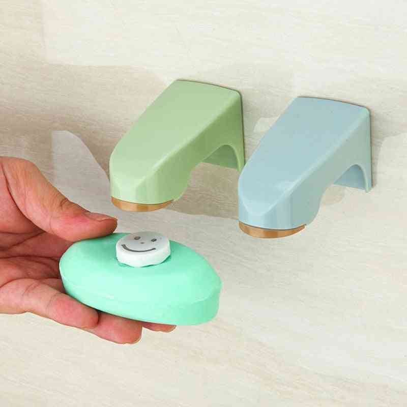 Wall Mounted, Magnetic Soap Holders With Sticker