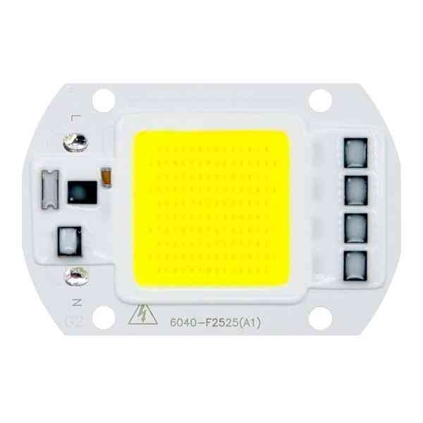 Diodo de chip de mazorca led ac 220v 3-9w 10w 20w 30w 50w para lámpara de matriz de luz rectangular foco de ampolla y27 y32 no necesita controlador led - 10w / blanco cálido