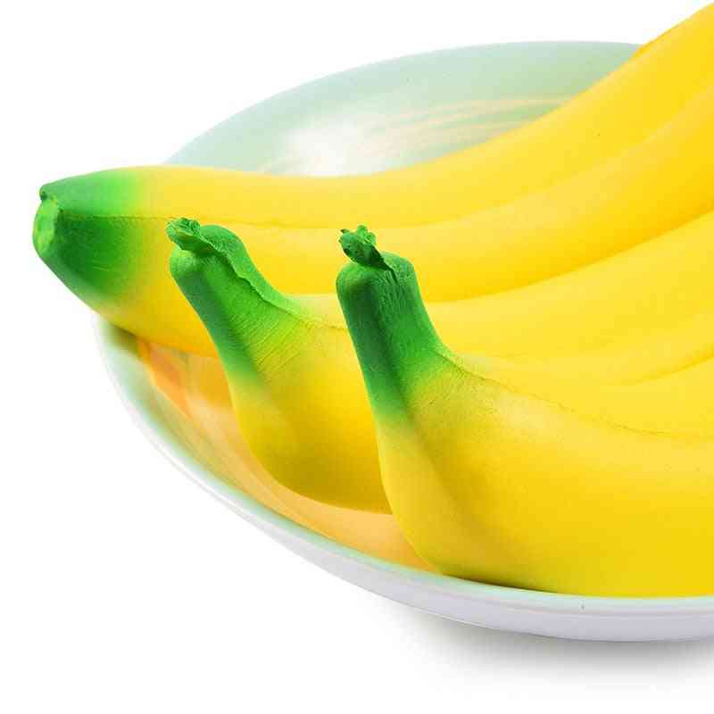 Drăguț banană squishy super lent în creștere jumbo jucărie