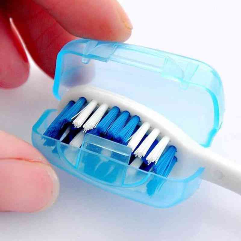 Nuovo campeggio da viaggio protegge il coperchio del pulitore della testina dello spazzolino da denti, supporto della scatola -