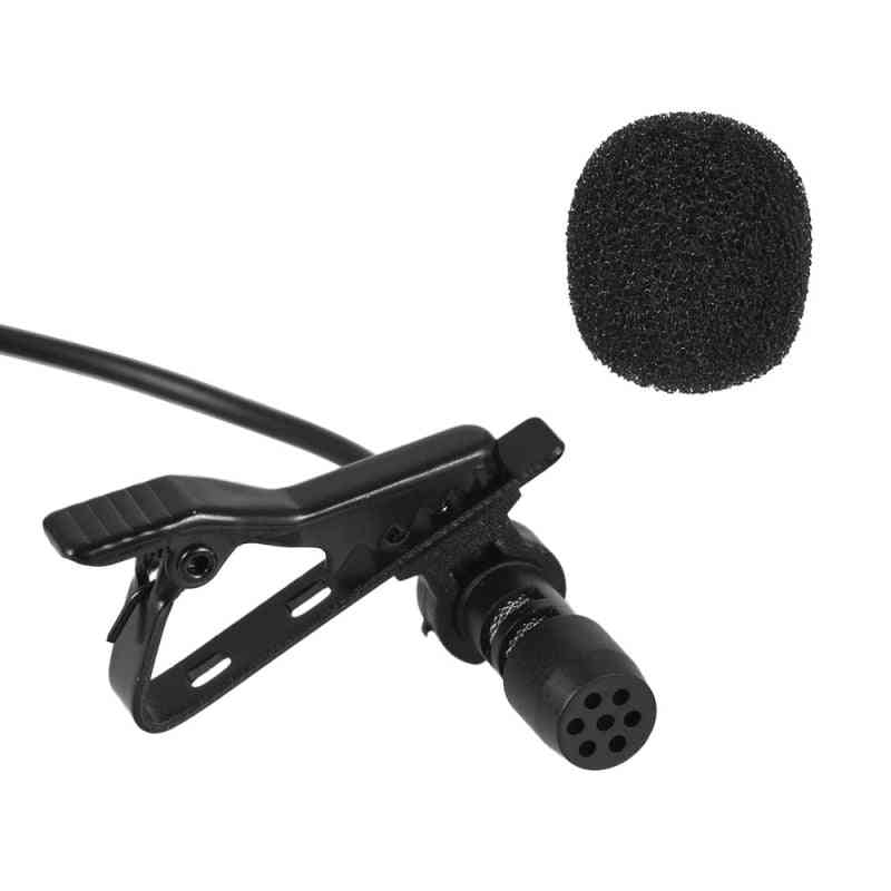 Mini Portable Microphone Condenser Clip-on Lapel