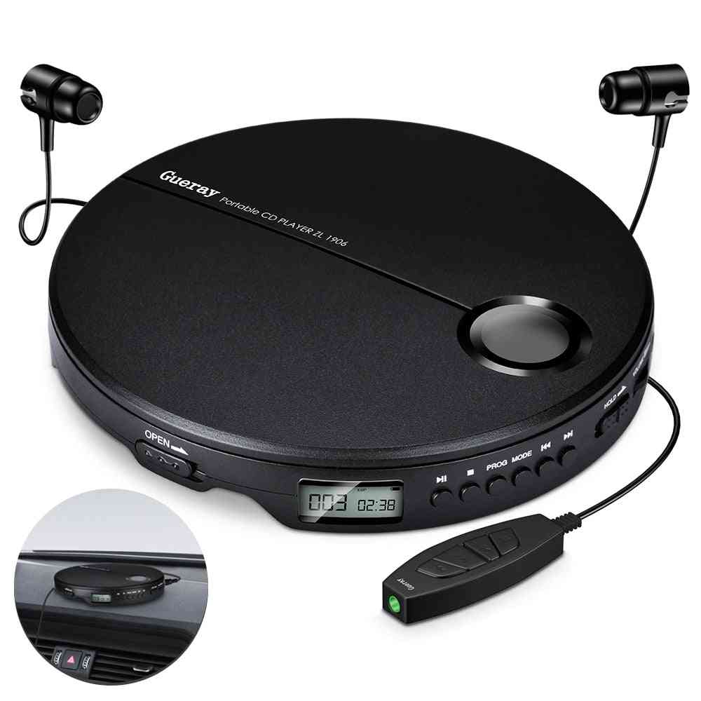 Odporen na udarce kompakten z slušalkami walkman - prenosni cd predvajalnik
