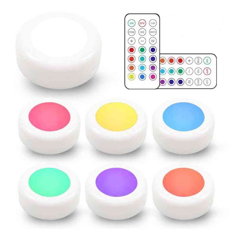 Led Rgb Dimmable Cabinet Light With Remote Control