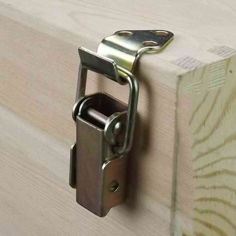 Ferrolho de fecho de metal - dobradiças para caixa de madeira, mala, móveis de porta-joias