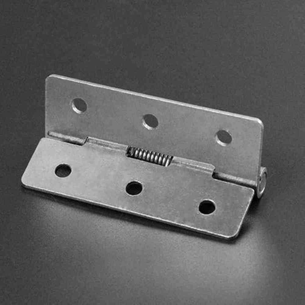 304 Stainless Steel Spring Hinge Automatic Cabinet Door Wardrobe Hardware Accessories - Mini Miniature Hinge