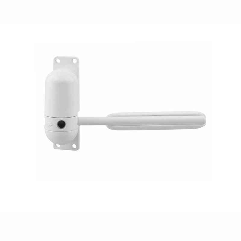 Ferme-porte blanc réglable en surface fermeture automatique à ressort - ferme-porte coupe-feu quincaillerie de porte -