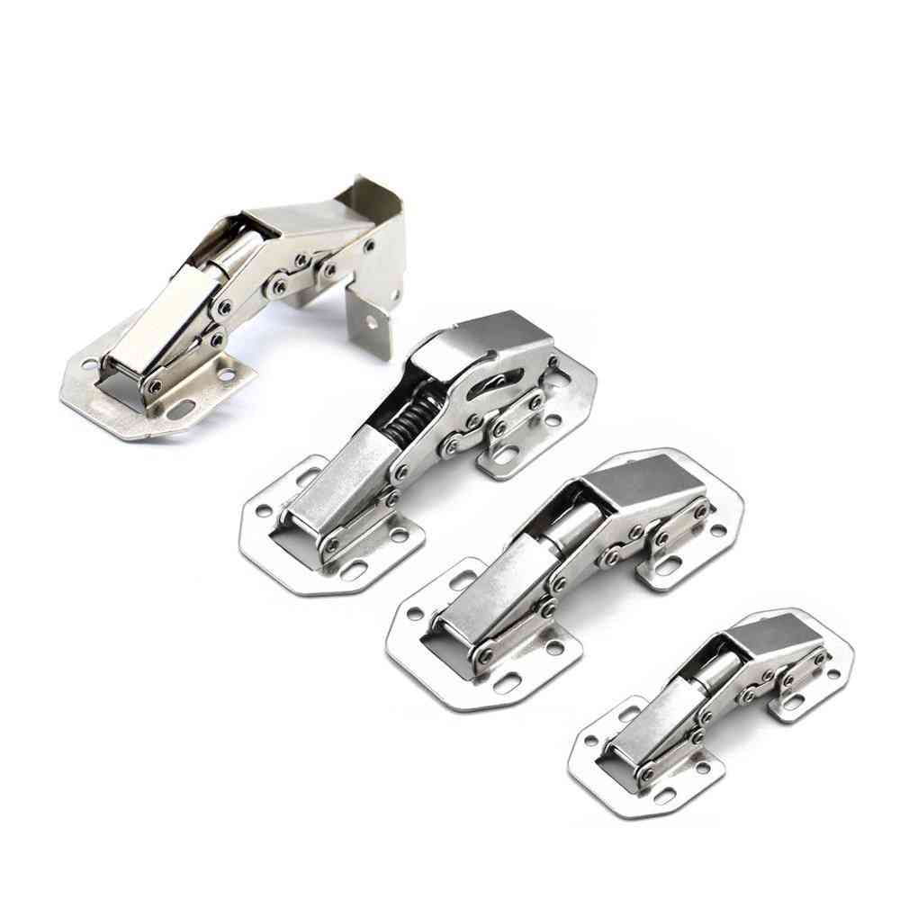 90 Degree, No-drilling Hole Cupboard Door Hydraulic Hinges -soft Close With Screws