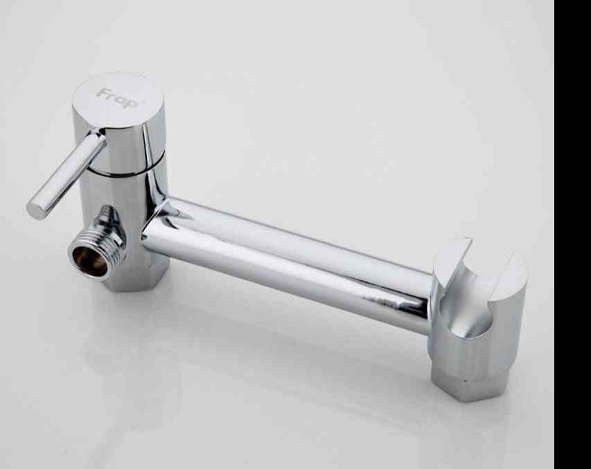 1 Set Solid Brass Tube Cold & Hot Water Shower Mixer With Bidet Shower