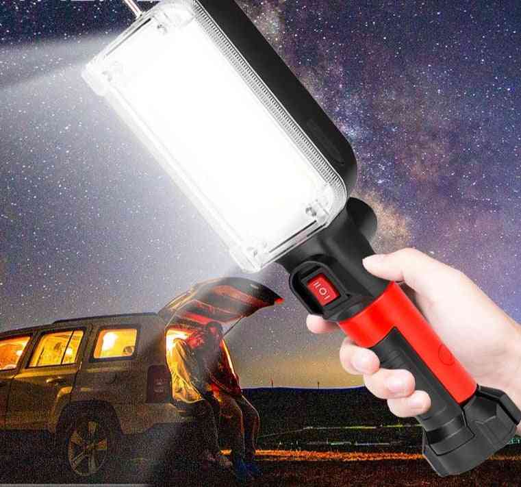 8000 Lumens, Cob Led, Usb Rechargeable-magnetic Work Light With Hook