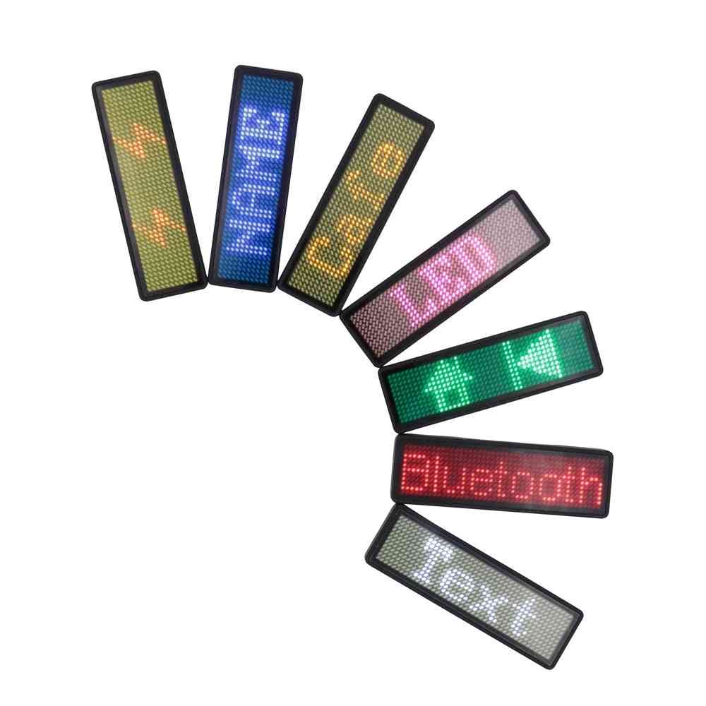 Bluetooth Led Name Badge - Support Multi Language & Multi Program