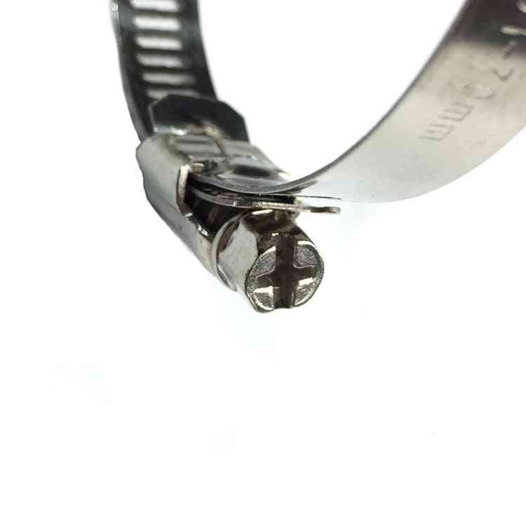 Fascette stringitubo in acciaio inox clip per tubi giubilari originali trasmissione a vite senza fine - 1 pz 8-12 mm