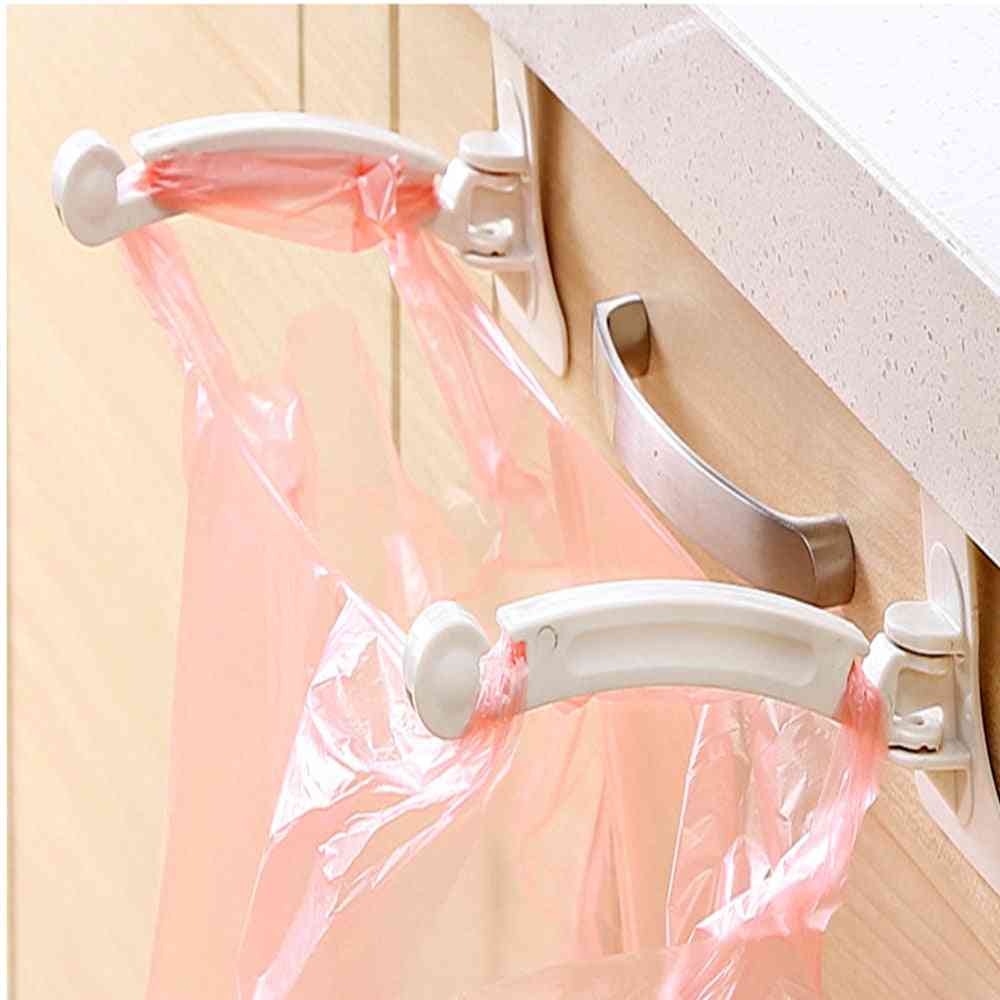 Foldable Creative Hanging Trash Rubbish Bag Holder - Garbage Rack