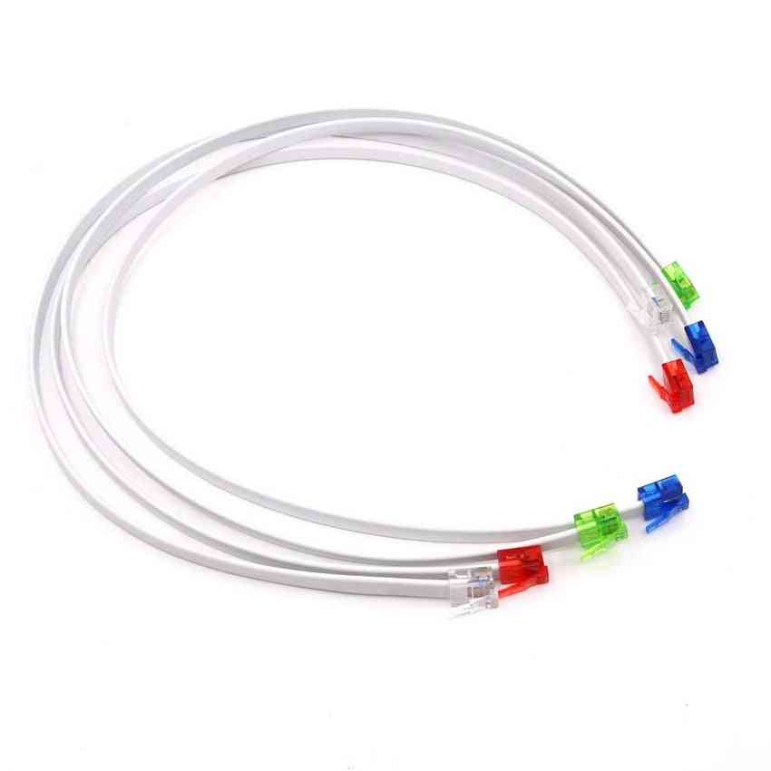 Diy core jumper cable conector colorido enchufe nxt ev3 robot toy data - red head / 20cm