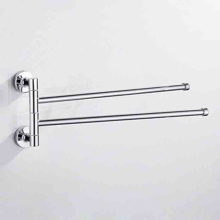 Stainless Steel Towel Bar -and Rotating Holder Rack