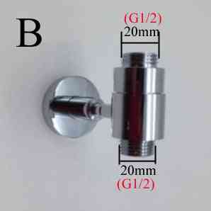 4-6,5 cm verstellbarer Duschstangenhalter aus Messing, Duschkits