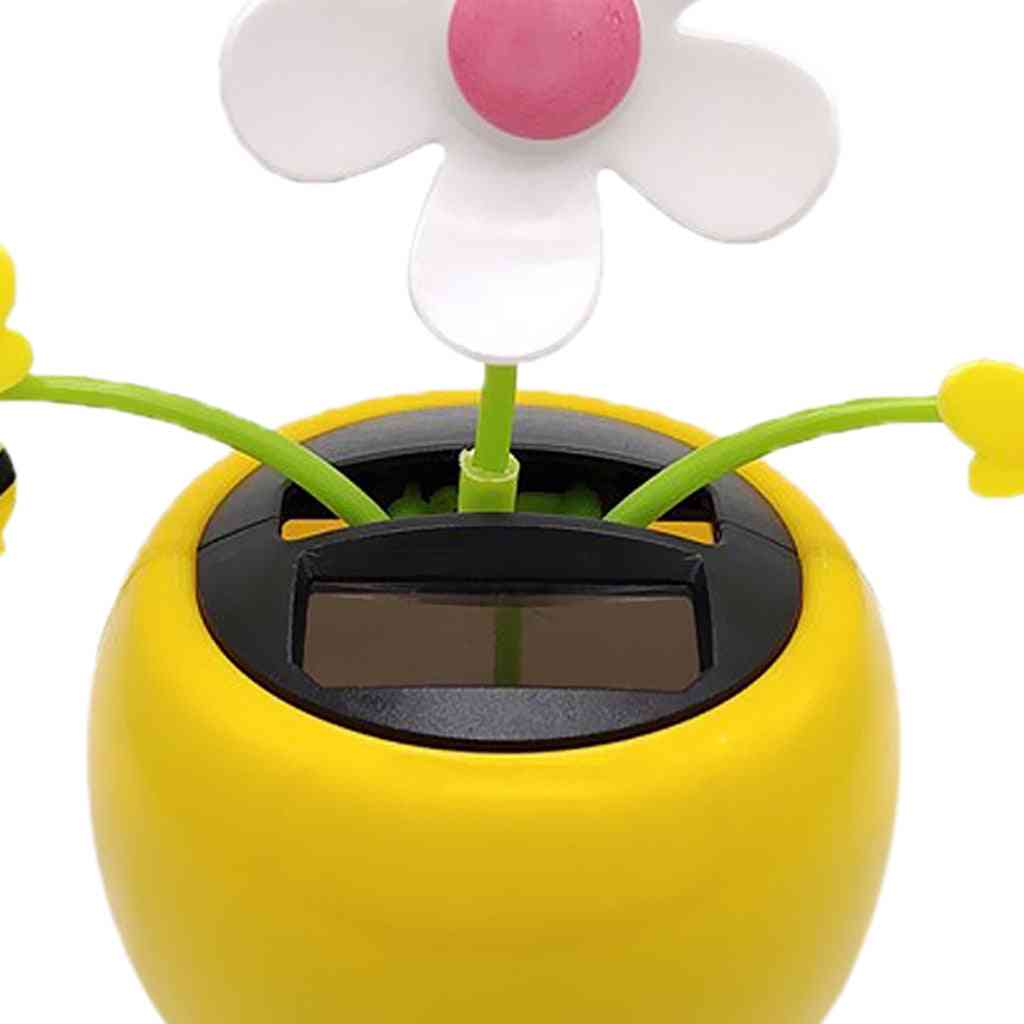 Solar Powered Flower- Insect Dancing Doll Toy