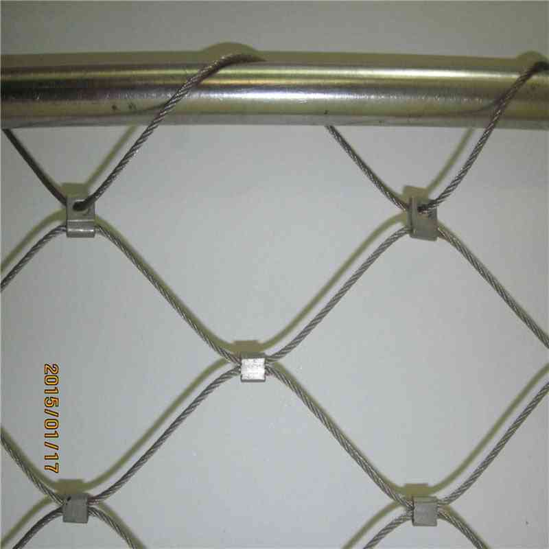Flexible Balustrade, Stainless Steel Cable Netting For Balcony/stairway And Garden
