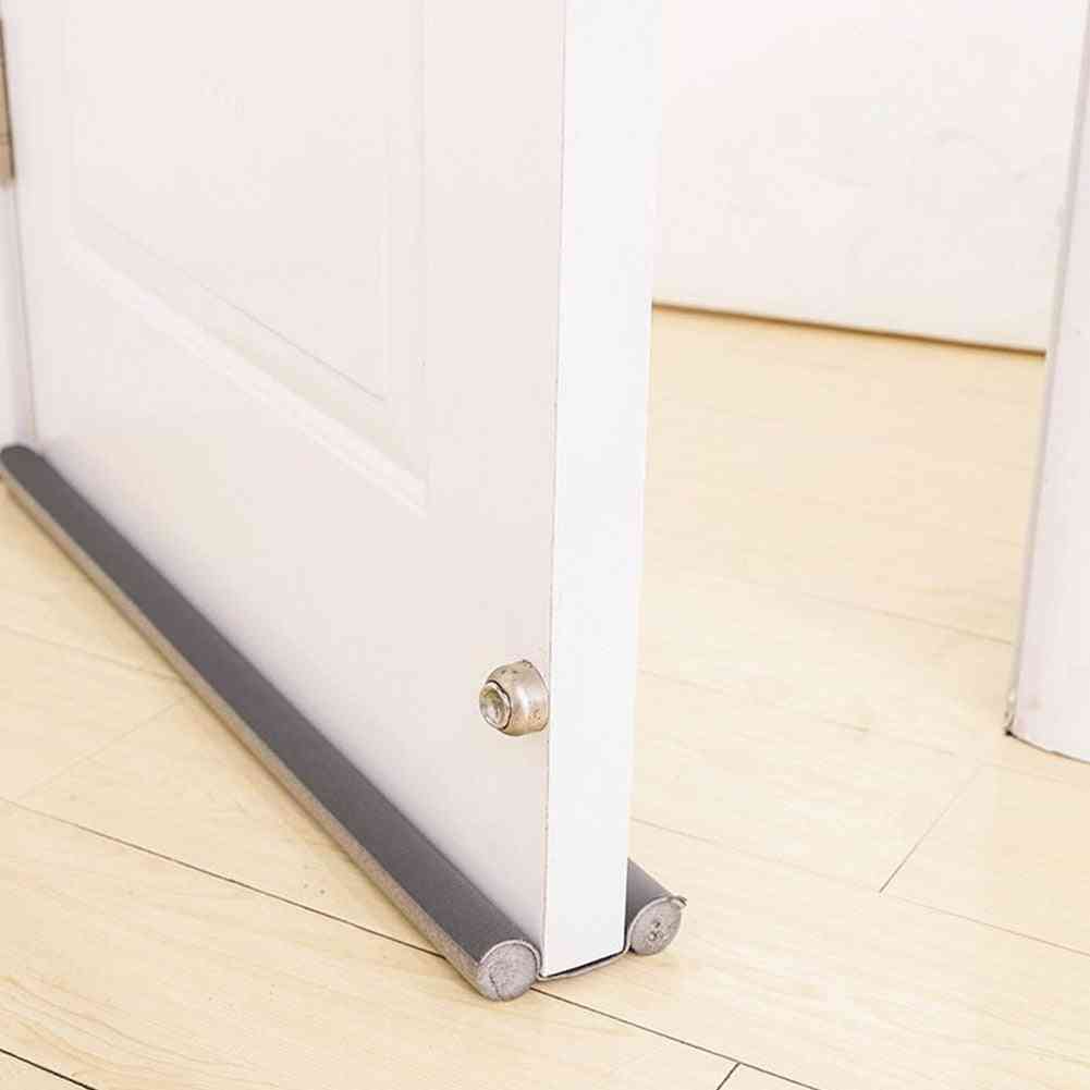 Tight Windproof Noise Reduction Soundproof Protector Insulator Door Draft Stopper, Flexible Anti-dust Bottom Sealing Strip Window