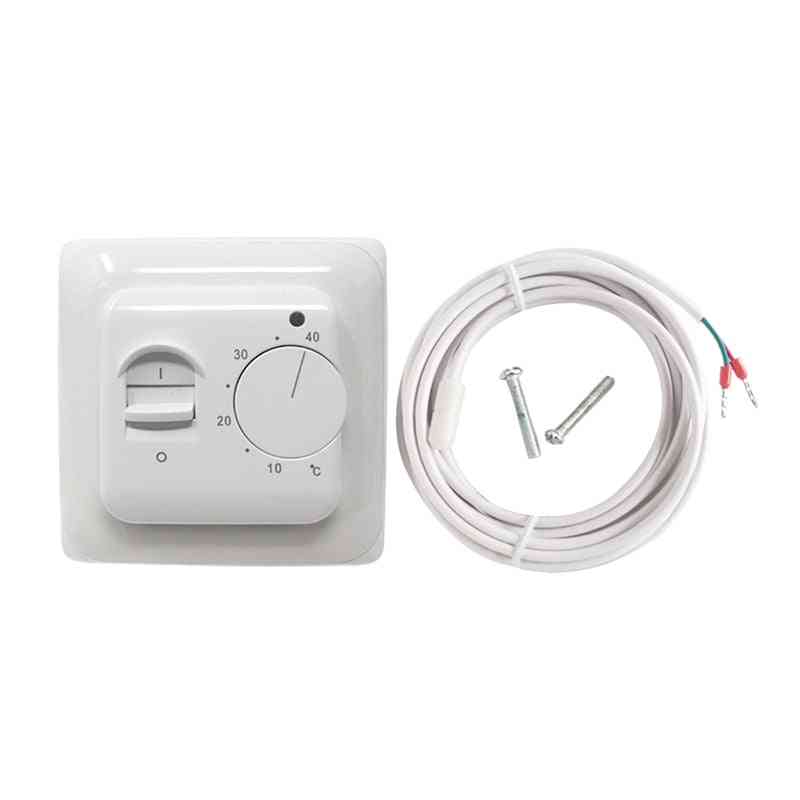 Mechanický termostat podlahového kúrenia - 16a AC 230V elektronický regulátor teploty spomaľujúci PCV miestnosť