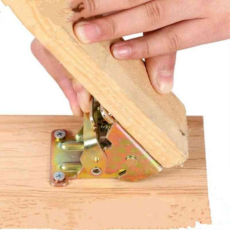 Iron Folding Hinge - Table Leg Brackets - Extension Self Locking