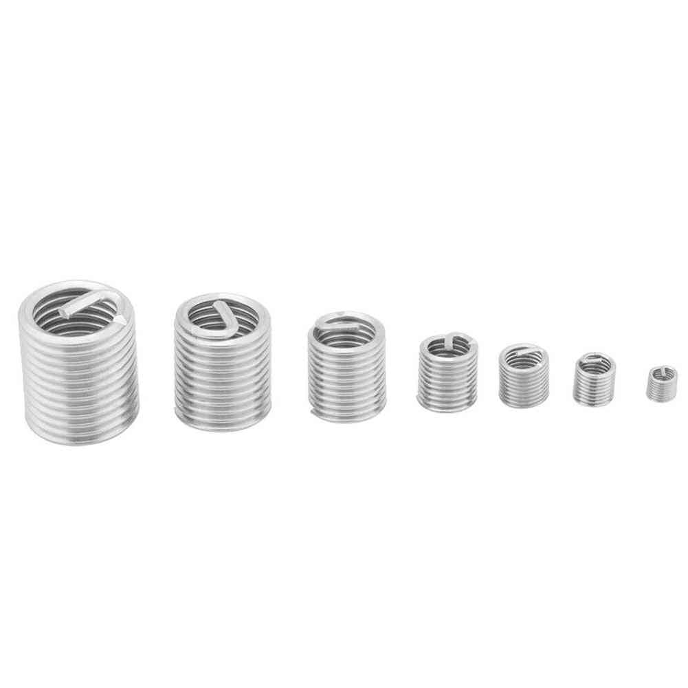 60pcs Of Stainless Steel Thread Insert Set -7 Different Sizes Of Sleeve Screw
