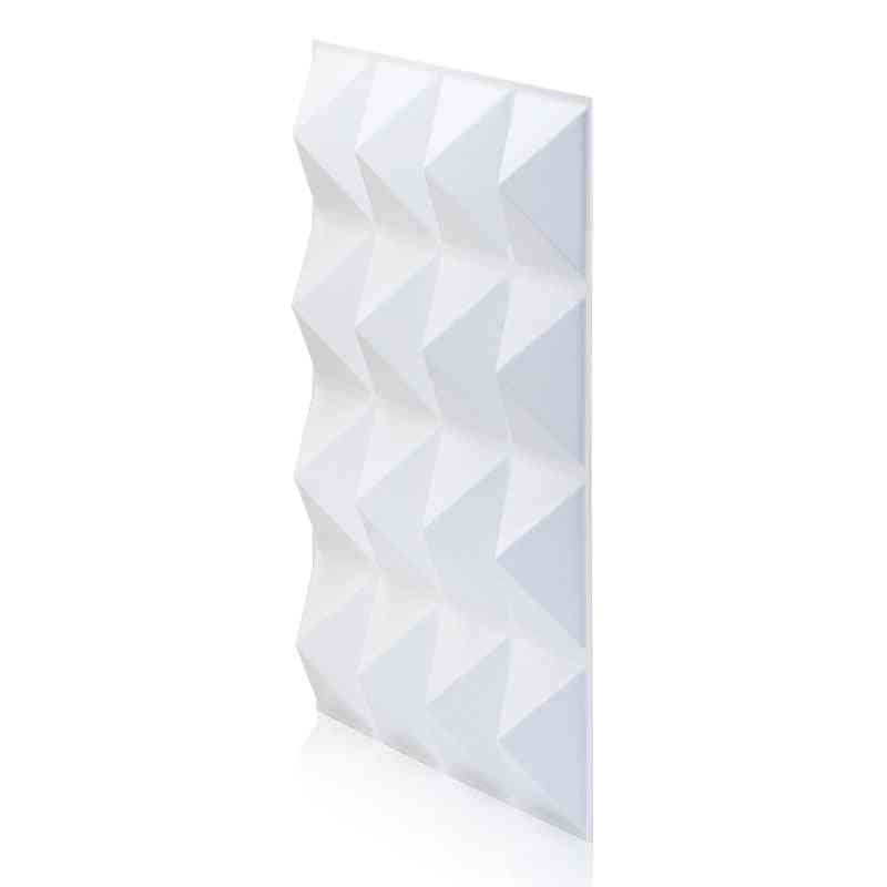 30x30cm fai da te adesivi impermeabili in marmo carte da parati - decorazioni per la casa tessere di mosaico decorative, stampo per pannelli da parete 3d - bianco brillante