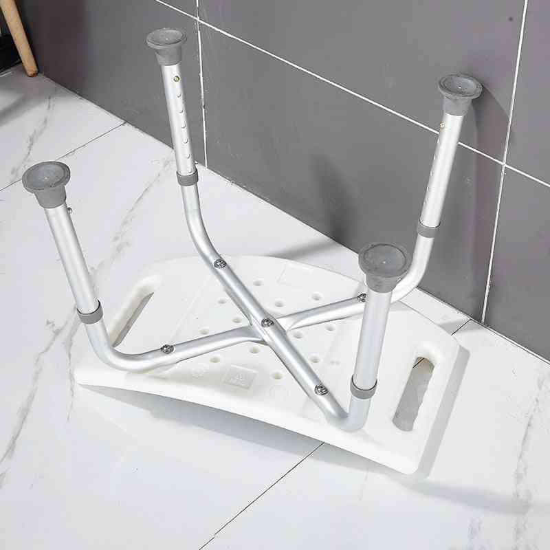 Bathroom Shower Stool - Adjustable Height Chairs Without Backrest