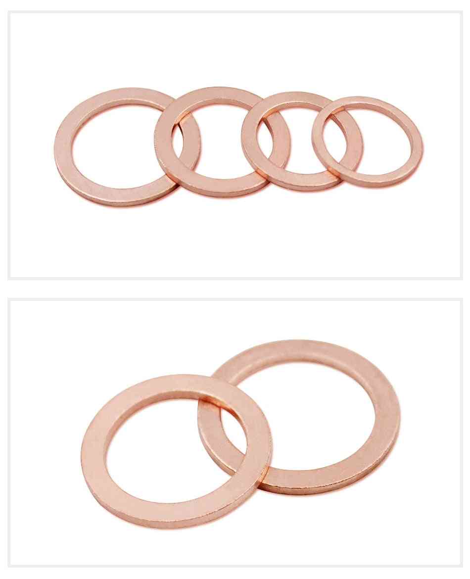 10pcs  Of Copper Flat O Ring Washer/gasket