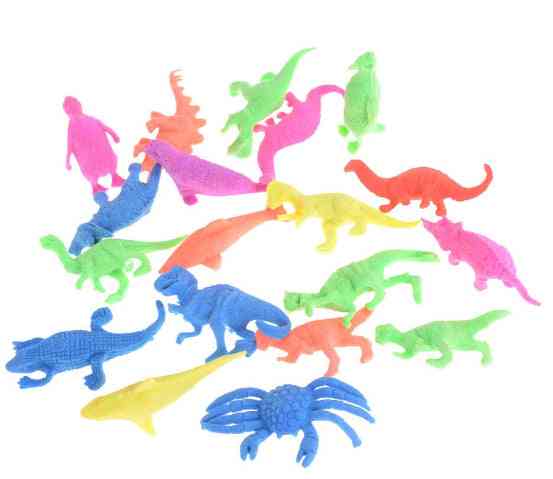 100 pezzi che crescono in acqua alla rinfusa swell creatura del mare - puzzle colorato giocattoli magici creativi per bambini (multicolore) -