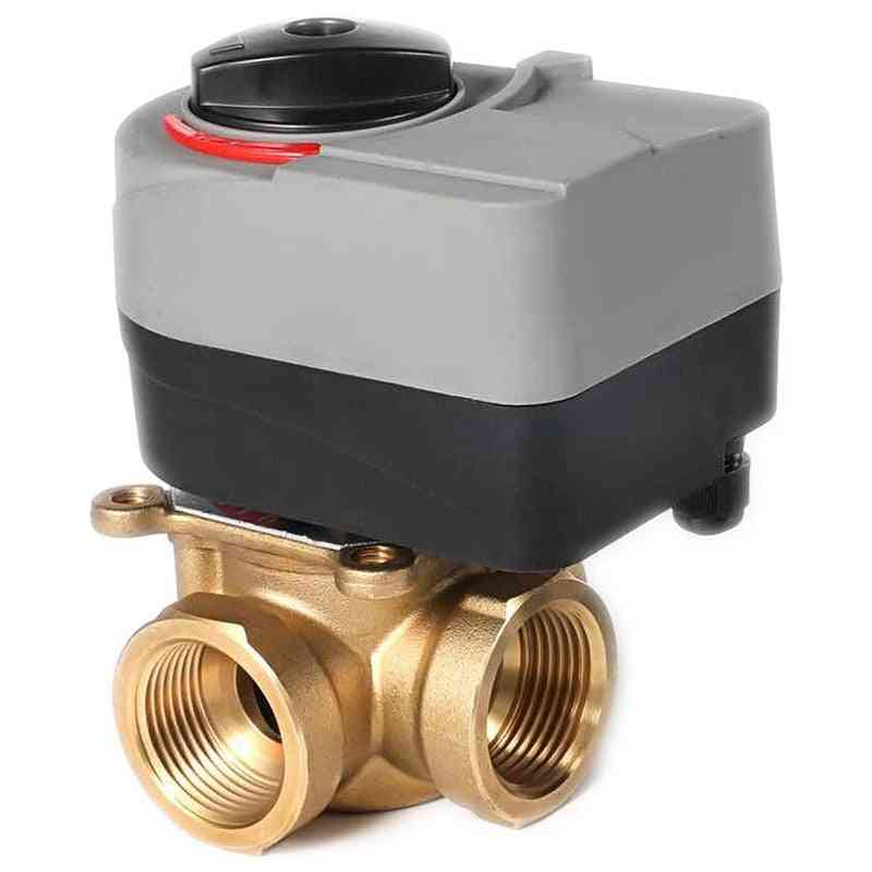 Quality 220v Electric T-valve, With  Three-way
