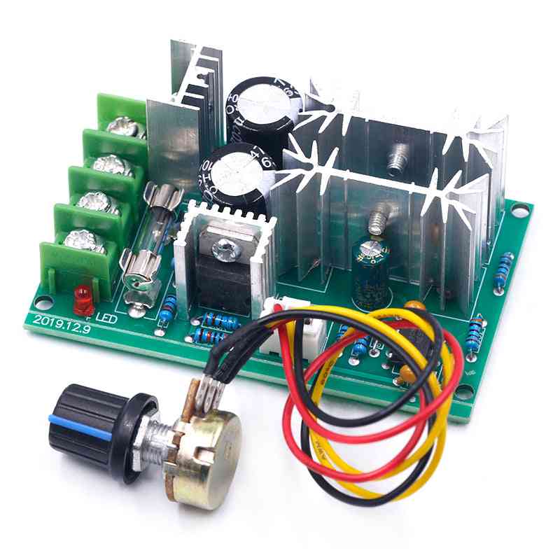 Dc 10-60v, Pwm Motor Speed Controller Drive Module With Switch